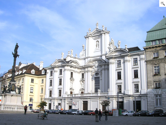 facciata della Chiesa am Hof, Vienna